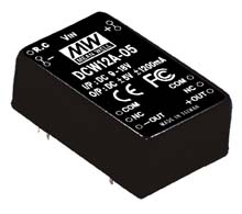 Meanwell DCW12A-05 - DC/DC converter Vin 9-18V Vout +/-5V 1200mA DCW12A-05