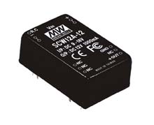 Meanwell SCW12A-12 - DC/DC converter Vin 9-18V Vout 12V 1000mA SCW12A-12